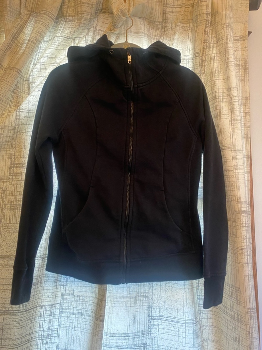 Women’s Black Zip-Up Hoodie Jacket - Classic Everyday Pullover